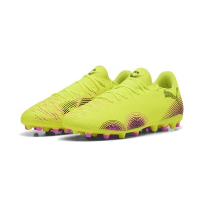 PUMA Future 8 Play Gras / Kunstgras Voetbalschoenen (MG) Geel Zwart Roze