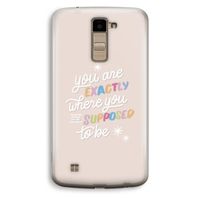 Right Place: LG K10 (2016) Transparant Hoesje