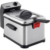 Princess Superior Friteuse met koudezone 3 l 3200 W Met handmatige temperatuursinstelling RVS, Zwart