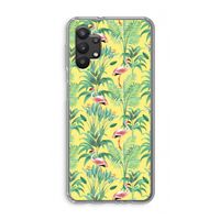 Flamingo party: Samsung Galaxy A32 5G Transparant Hoesje