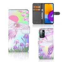 Samsung Galaxy M52 | Telefoonhoesje | Met pasjeshouder | Bird