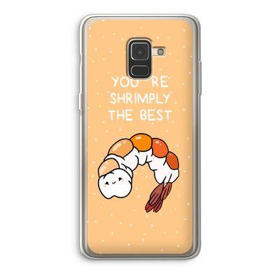 You're Shrimply The Best: Samsung Galaxy A8 (2018) Transparant Hoesje