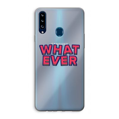Whatever: Samsung Galaxy A20s Transparant Hoesje