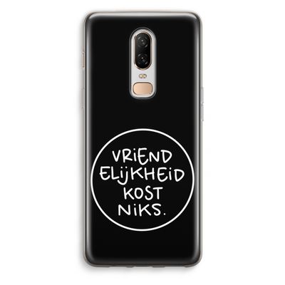 Vriendelijkheid: OnePlus 6 Transparant Hoesje