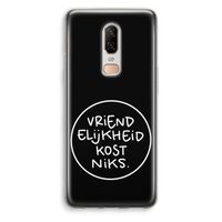 Vriendelijkheid: OnePlus 6 Transparant Hoesje