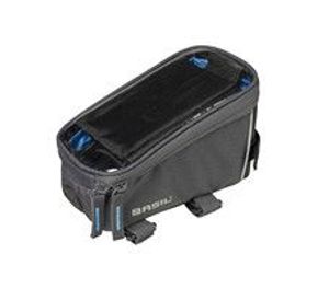 Basil sport design frame bag - grijze smartphone frametas
