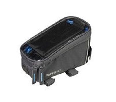 Basil sport design frame bag - grijze smartphone frametas