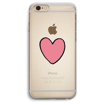 Hartje: iPhone 6 Plus / 6S Plus Transparant Hoesje