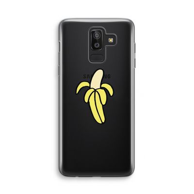 Banana: Samsung Galaxy J8 (2018) Transparant Hoesje