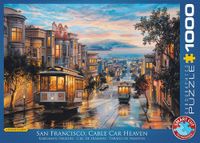San Francisco Cable Car Heaven (1000 Stukjes) - Puzzel;Puzzel (0628136609579) - thumbnail