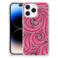 Apple iPhone 14 Pro Max Back Cover Swirl Pink - thumbnail