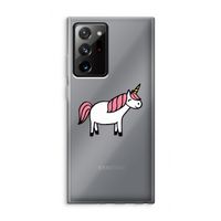 Eenhoorn: Samsung Galaxy Note 20 Ultra / Note 20 Ultra 5G Transparant Hoesje