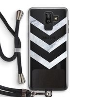 Marmeren pijlen: Samsung Galaxy J8 (2018) Transparant Hoesje met koord
