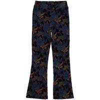 LEVV Meisjes broek - Axelle - AOP donker blauw bloemen