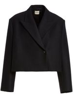 KHAITE veste The Raymond crop - Noir