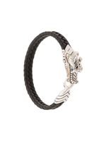 John Hardy bracelet Legends Naga en cuir et saphirs - Noir - thumbnail