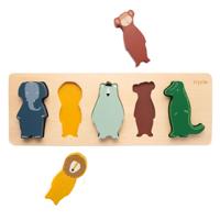 Trixie houten vormenpuzzel dieren