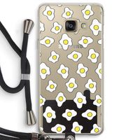 Spiegeleitjes: Samsung Galaxy A3 (2016) Transparant Hoesje met koord