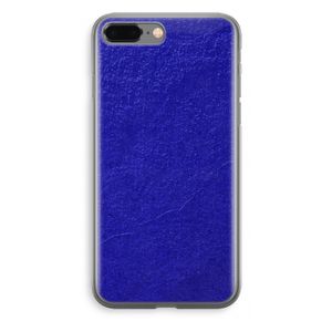 Majorelle Blue: iPhone 8 Plus Transparant Hoesje