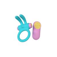 Penisring Party Color Toys Blauw Siliconen