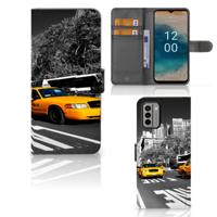 Nokia G22 | Flip Cover | New York Taxi