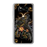 Huilende Wolf: Xiaomi Poco X3 NFC Transparant Hoesje