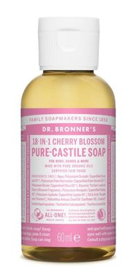Dr Bronners Liquid soap cherry blossom (60 ml)