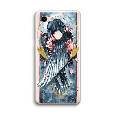 Golden Raven: Google Pixel 3 Transparant Hoesje