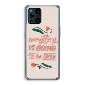 Optimistic flower girl: Oppo Find X3 Pro Transparant Hoesje