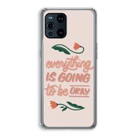 Optimistic flower girl: Oppo Find X3 Pro Transparant Hoesje
