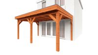 Trendhout Aanbouwveranda Ancona 500x390 cm - plat dak- - Hout- Trendhout