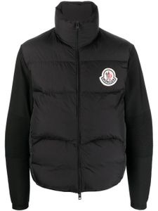 Moncler doudoune à patch logo - Noir