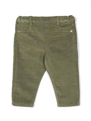 Tartine Et Chocolat pantalon de jogging en coton stretch à patch logo - Vert
