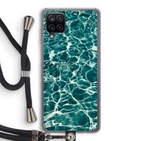 Weerkaatsing water: Samsung Galaxy A12 Transparant Hoesje met koord Weerkaatsing water: Samsung Galaxy A12 Transparant Hoesje met koord