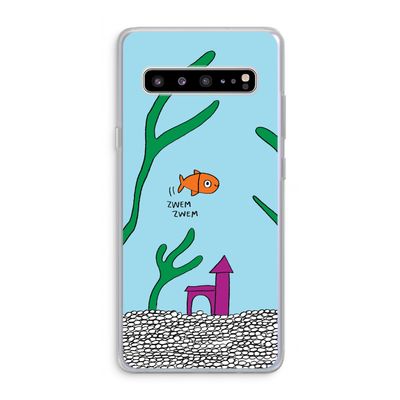 Aquarium: Samsung Galaxy S10 5G Transparant Hoesje