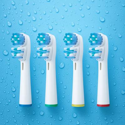 Huismerk Universele opzetborstels voor de Oral B Dual Clean - 4st