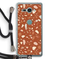 Terrazzo N°22: Sony Xperia XZ2 Compact Transparant Hoesje met koord Terrazzo N°22: Sony Xperia XZ2 Compact Transparant Hoesje met koord