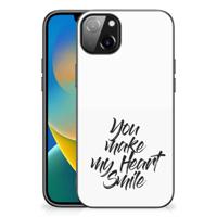 iPhone 14 Plus | Telefoon Hoesje | met tekst Heart Smile