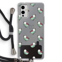 Vogeltjes: OnePlus 9 Transparant Hoesje met koord