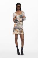 Jurk met uitsnijdingen - BLACK - XL