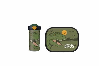 Lunchset campus schoolbeker + lunchbox Dino