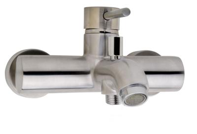 Wiesbaden Cadans badmengkraan met omstel geborsteld staal