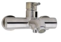 Wiesbaden Cadans badmengkraan met omstel geborsteld staal