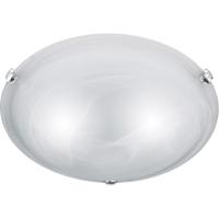 Stijlvolle LED Plafondlamp E27 - Rond Mat Nikkel Aluminium