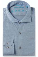 Pierre Cardin Tailored Fit Overhemd blauw, Effen