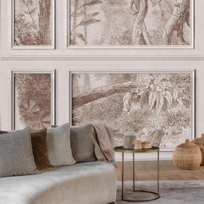 Jungle Behang Framed Rol Beige