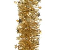 Sterguirlande glans licht goud - thumbnail