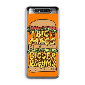 Big Macs Bigger Dreams: Samsung Galaxy A80 Transparant Hoesje