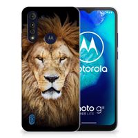 Motorola Moto G8 Power Lite TPU Hoesje Leeuw - thumbnail