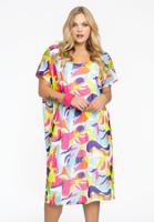 Yoek Jurk wijd COLORI | Multi | Maat 50/52